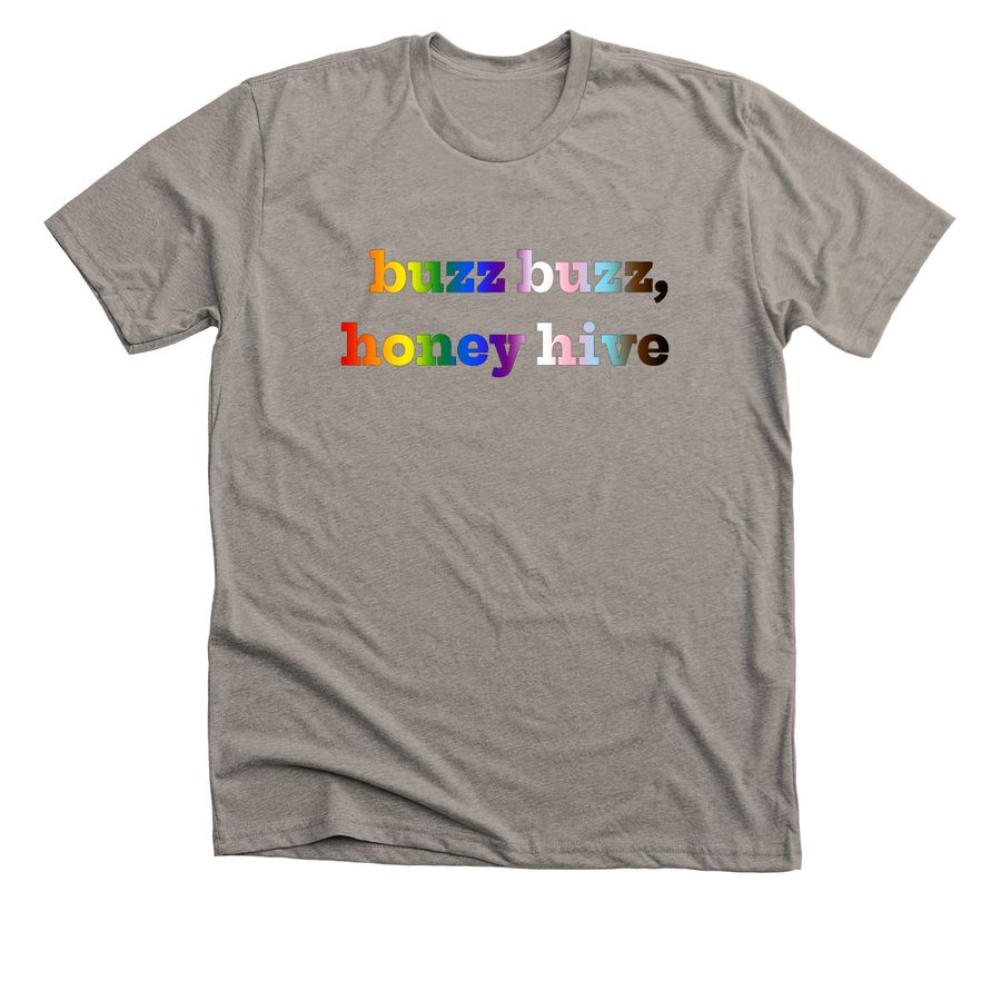 honey hive pride, a Heather Stone Premium Unisex Tee