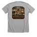 Civil War Battle/54th Mass Infantry, a Athletic Heather Premium Unisex Tee (back-view)