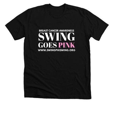 Breast Cancer Awareness, a Solid Black Blend Premium Unisex Tee