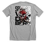Spencer Vandenberg, a Athletic Heather Premium Unisex Tee (back-view)