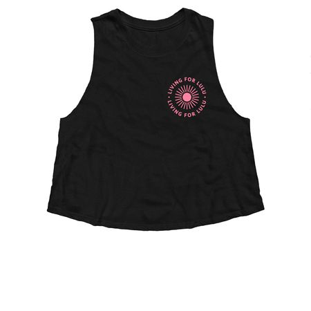 New Spring/Summer Merch!&nbsp;, a Solid Black Blend Women?s Cropped Racerback Tank