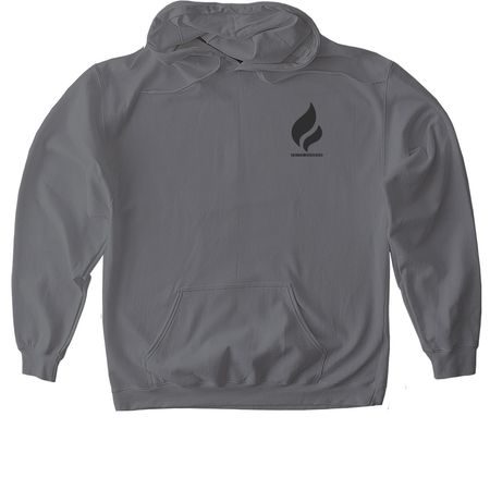 Flame Shirts, a Charcoal Gildan Softstyle Pullover Hoodie