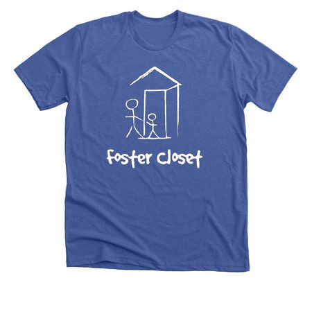 Foster Closet T-Shirts, a Solid True Royal Premium Unisex Tee