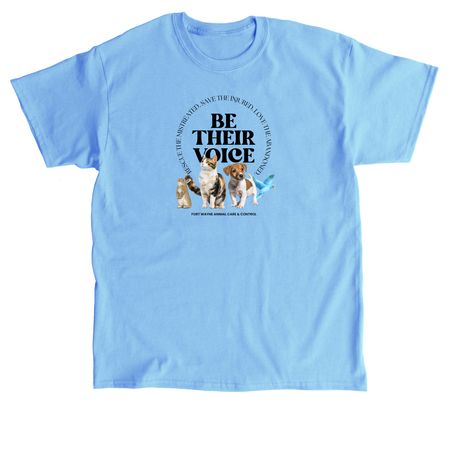 Be Their Voice, a Carolina Blue Classic Unisex Tee