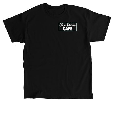 Five Points Cafe, a Black Classic Unisex Tee