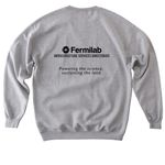 Fermilab Infrastructure Services Directorate, a Sport Grey Softstyle Crewneck Sweatshirt (back-view)