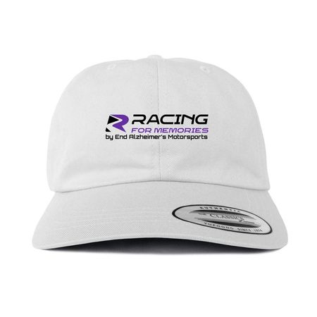 Racing for Memories, a White Printed Classic Baseball Cap