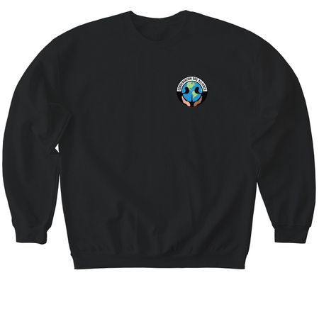 CDA Logo Apparel Design 1, a Black Softstyle Crewneck Sweatshirt