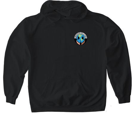CDA Logo Apparel Design 1, a Black Gildan Softstyle Pullover Hoodie