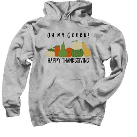 Oh my GOURD!, a Sport Grey Pullover Hoodie