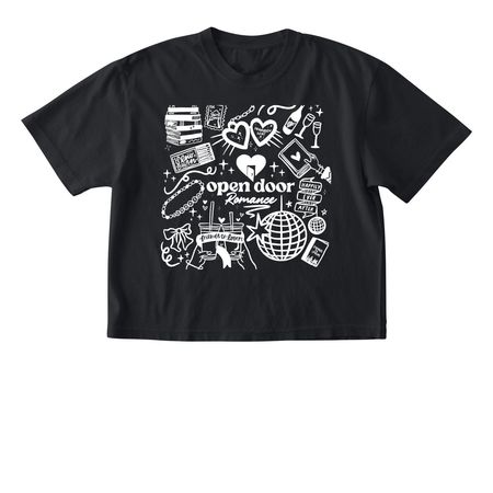 Bookstore Romance Day!, a Black Comfort Colors Boxy Tee