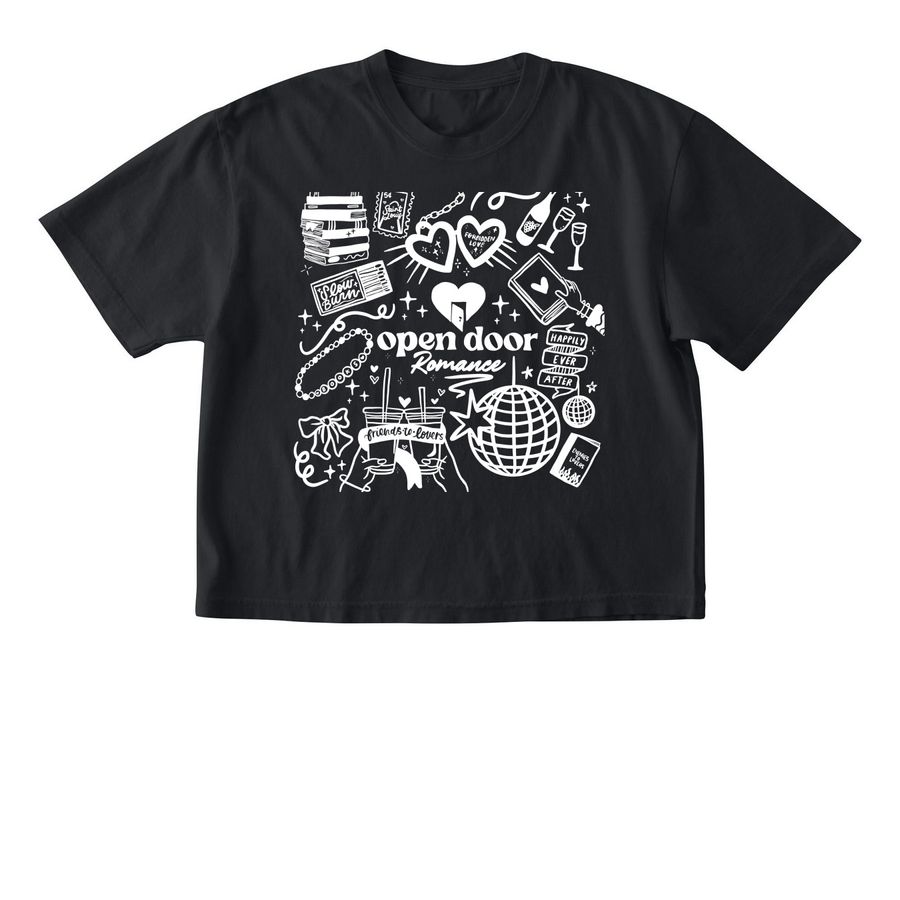 Bookstore Romance Day!, a Black Comfort Colors Boxy Tee
