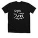 A little Hope, a Solid Black Blend Premium Unisex Tee