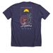 Lover?s stylee&nbsp;, a Heather Lapis Premium Unisex Tee (back-view)