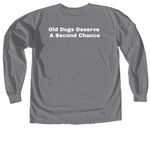Cobie's Cottage Long Sleeve Shirt, a Granite Comfort Colors Long Sleeve Tee (back-view)