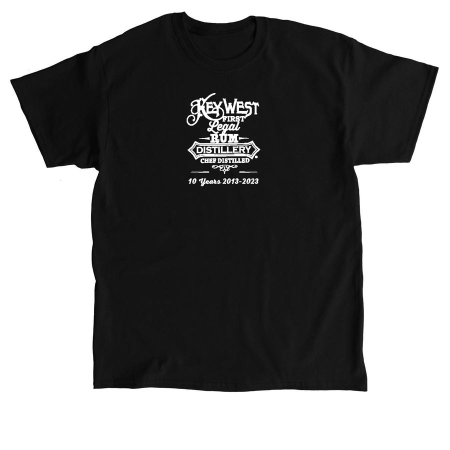Key West Legal Rum 10th Anniversary&nbsp;, a Black Classic Unisex Tee
