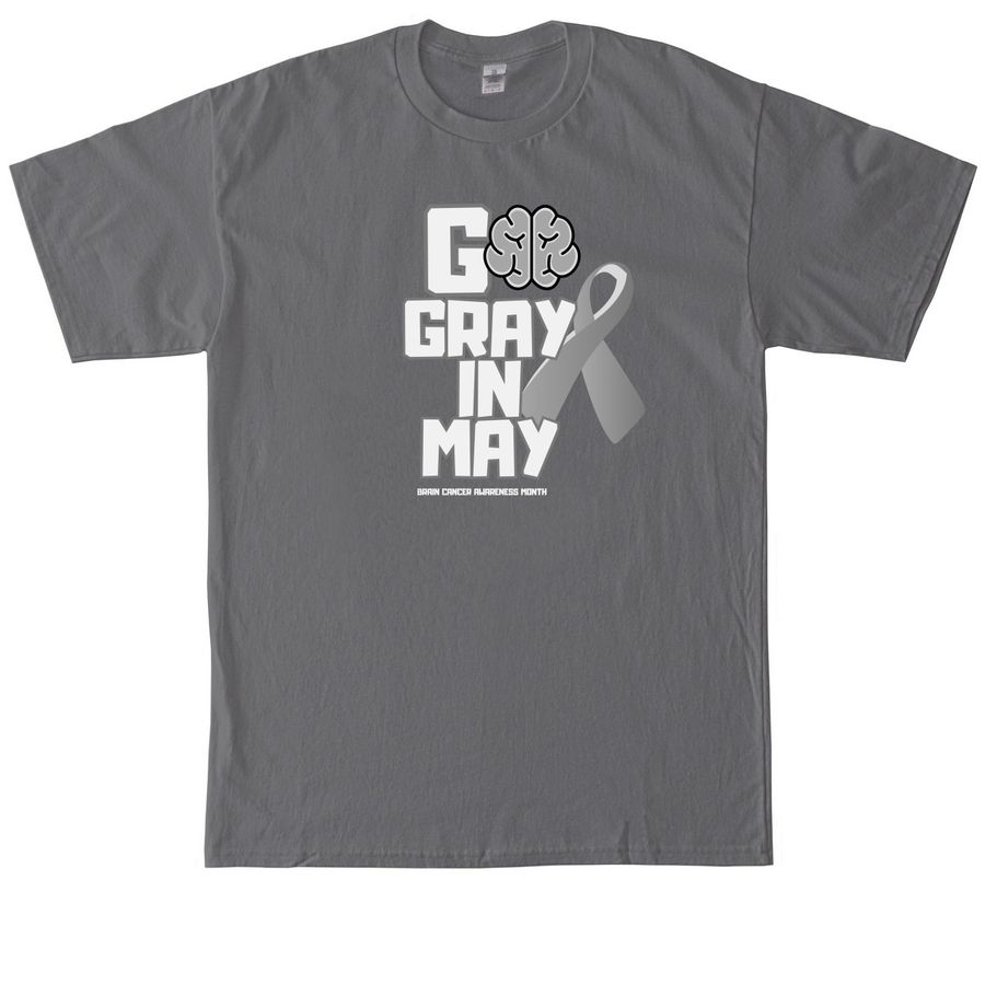 Go Gray in May, a Charcoal Tall Classic Unisex Tee