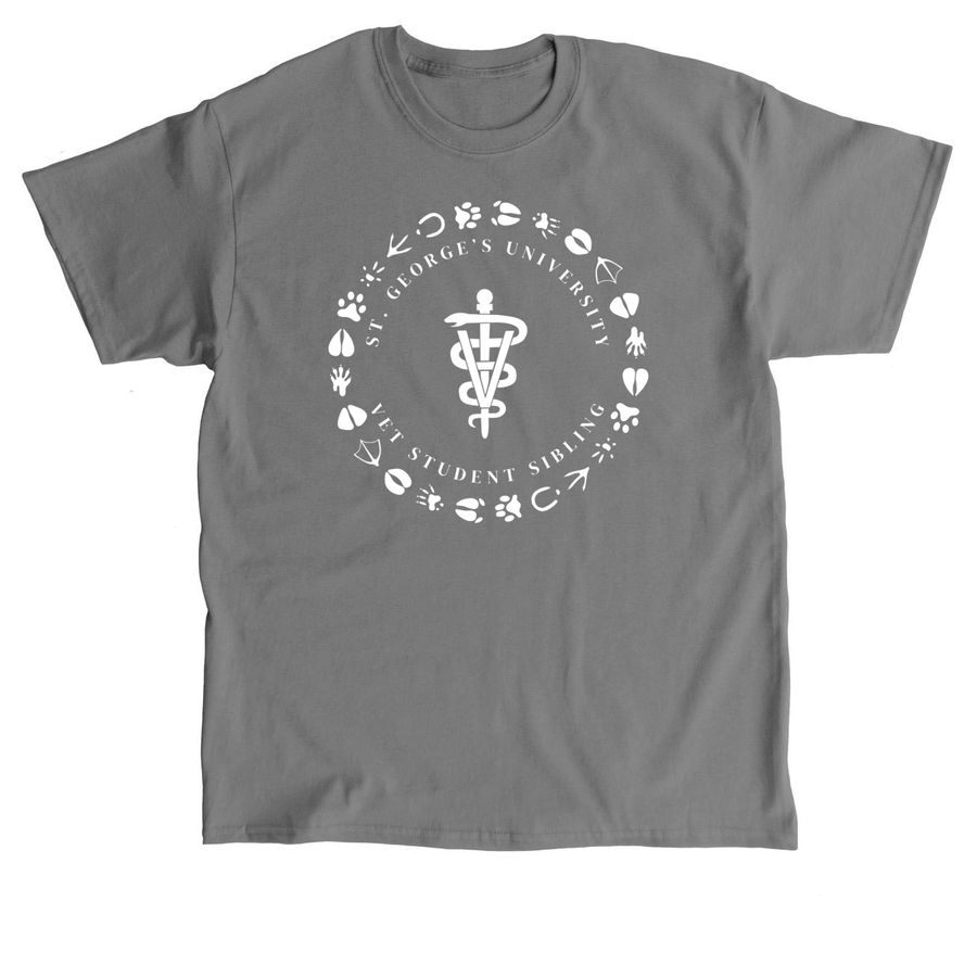 Training a Vet, Supported by Sibling, a Charcoal Classic Unisex Tee