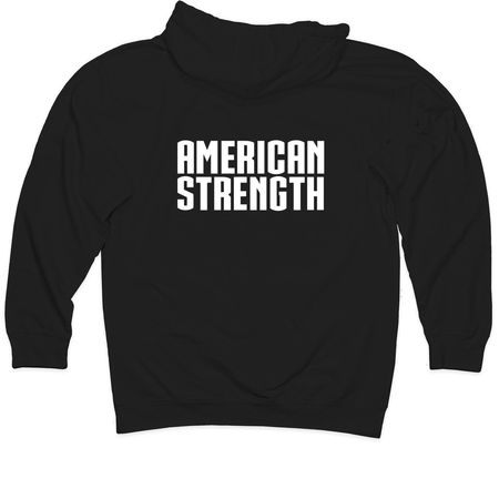 Train.&nbsp;, a Black Midweight Pullover Hoodie (back-view)