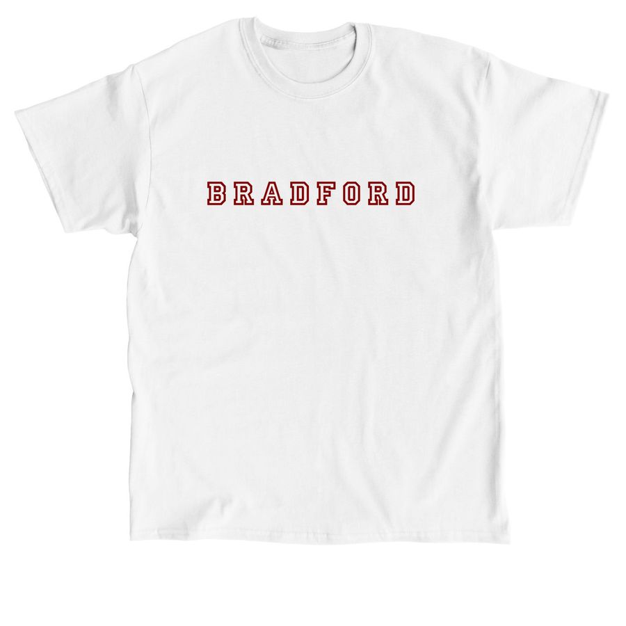 Varsity Bradford Logo, a White Classic Unisex Tee