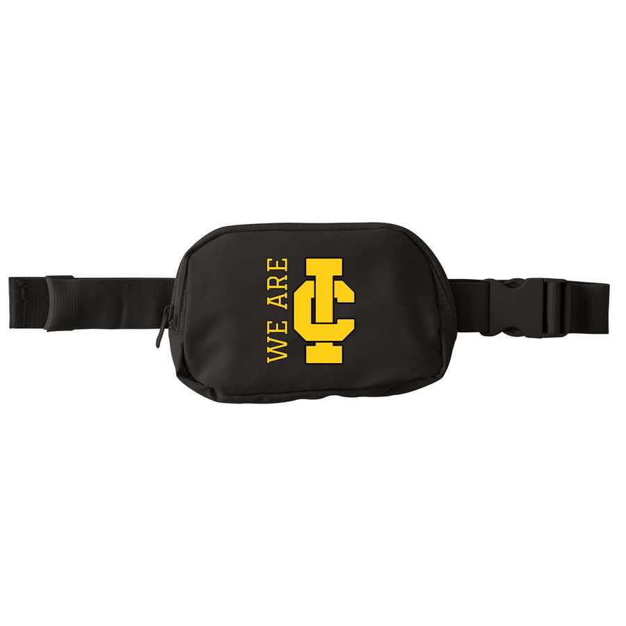 Hip Pack - We are IC, a Deep Black Matte Hip Pack