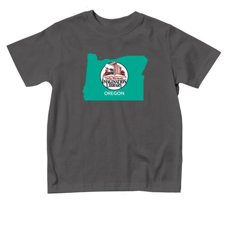 Toddler State Logo with Dolly Quote, a Charcoal Toddler Tee