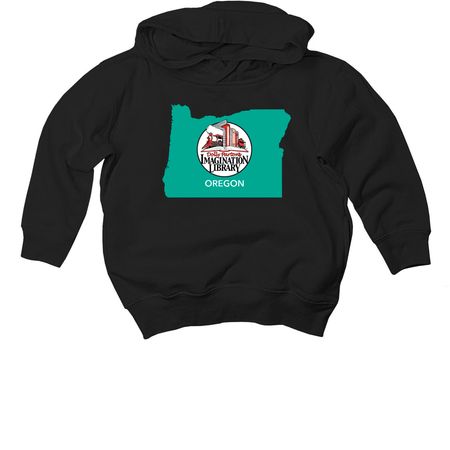 Toddler State Logo with Dolly Quote, a Black Toddler Pullover Hoodie