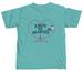 Ahoy Me Hearties, a Seafoam Comfort Colors Unisex Tee (back-view)