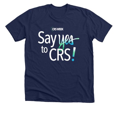 CRS Week 2026 Apparel, a Solid Navy Blend Premium Unisex Tee