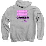 BELLA BITES BACK&nbsp;, a Sport Grey Pullover Hoodie (back-view)