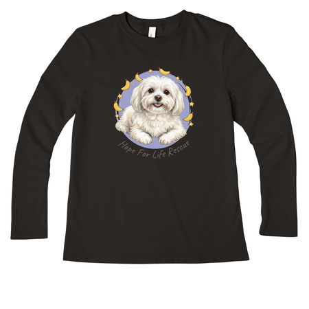 Happy, a Black Women?s Premium Long Sleeve Tee