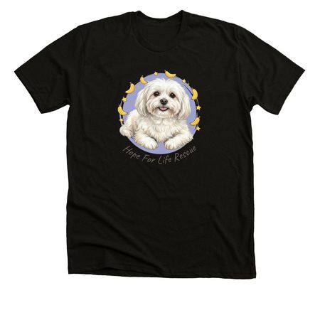 Happy, a Solid Black Blend Premium Unisex Tee