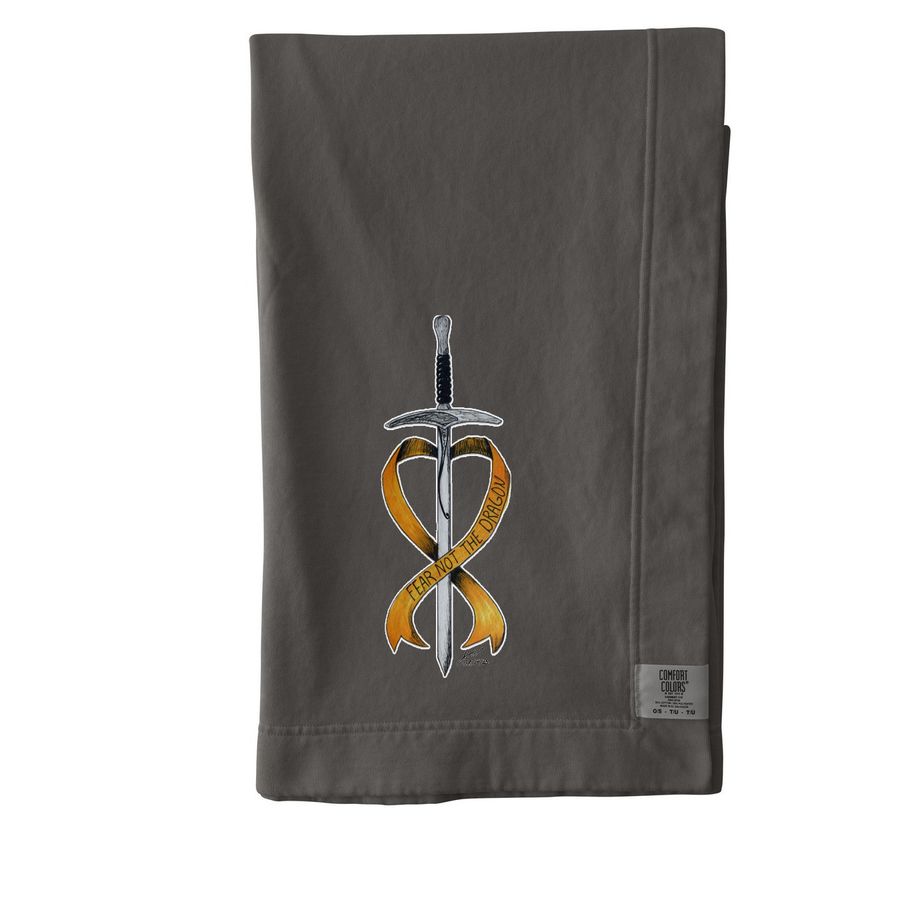 Fear Not the Dragon, a Pepper Comfort Colors Blanket