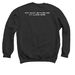Bitter Root Land Trust, a Black Crewneck Sweatshirt (back-view)