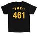 The Yay Team!, a Black Classic Unisex Tee (back-view)