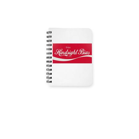 Hindsight Bias Notebooks, a White Spiral Notebook