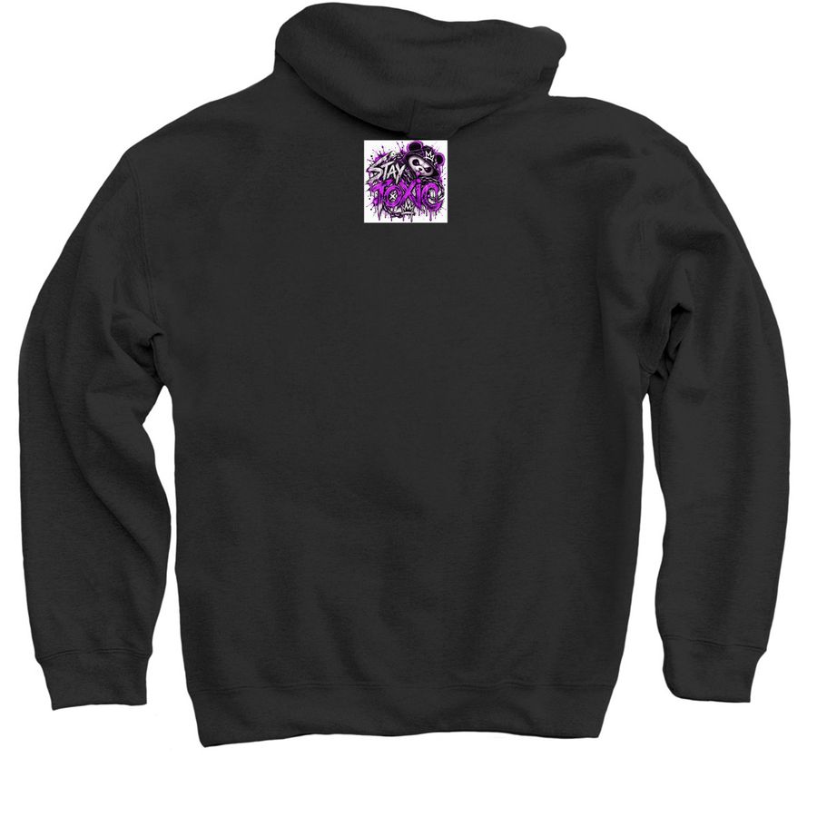 IM SO GOOD, a Black Pullover Hoodie (back-view)