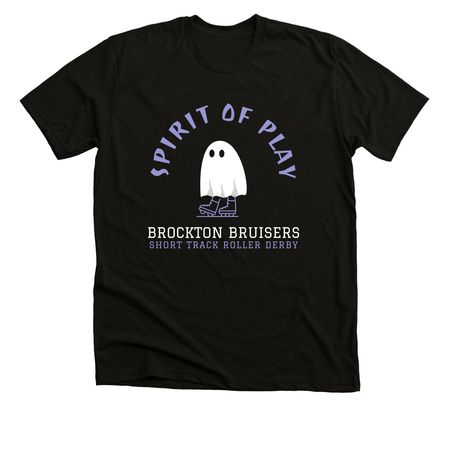 Spirit of Play -Short Track, a Solid Black Blend Premium Unisex Tee
