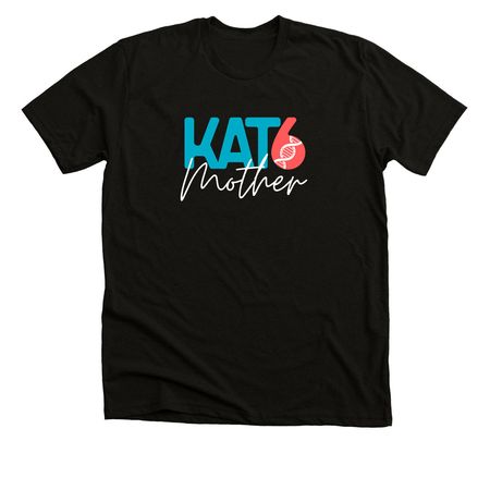 KAT6 Mother Tees, a Solid Black Blend Premium Unisex Tee
