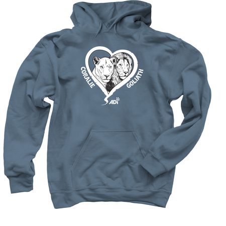 Coralie and&nbsp;Goliath, a Indigo Pullover Hoodie
