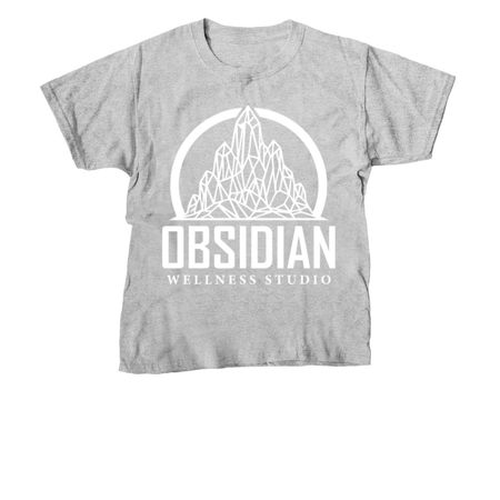 Obsidian Wellness Studio, a Sport Grey Youth Unisex Tee