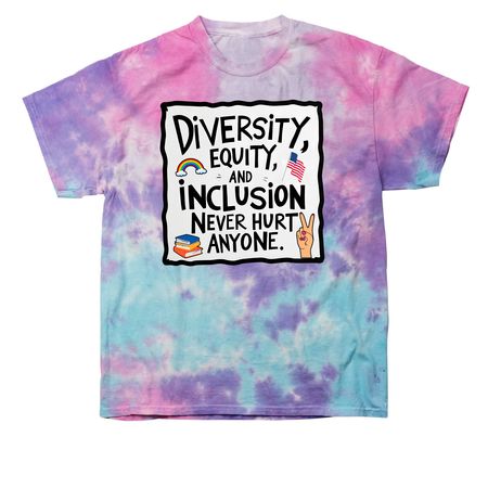 Diversity makes America great!, a Cotton Candy Classic Tie Dye Tee