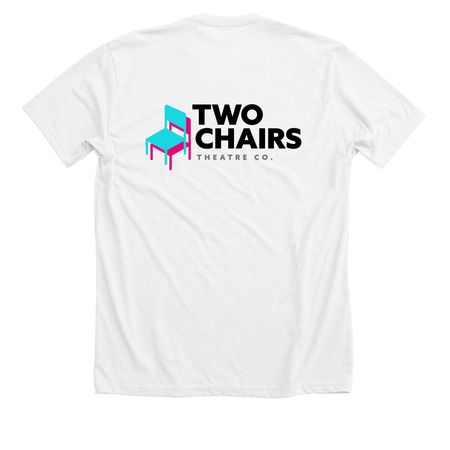 Another Logo Tee / Hoodie, a Solid White Blend Premium Unisex Tee (back-view)