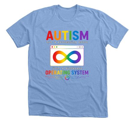 Not A Processing Error..., a Heather Carolina Blue Premium Unisex Tee