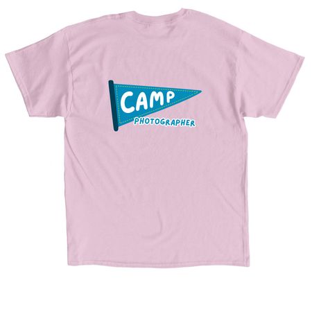 Camp Photographer Shirt, a Light Pink Classic Unisex Tee