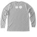 2026 Safe Haven RunWalk for Babies, a Athletic Heather Premium Long Sleeve Tee (back-view)