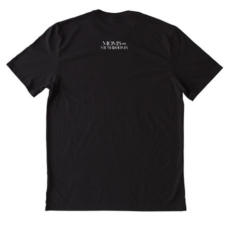 Proud M.O.M. Everyday Tee&nbsp; &nbsp;, a Deep Black Allmade Heavyweight Recycled Cotton Tee (back-view)