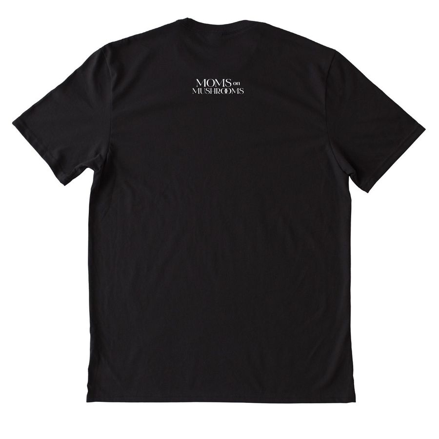 Proud M.O.M. Everyday Tee&nbsp; &nbsp;, a Deep Black Allmade Heavyweight Recycled Cotton Tee (back-view)