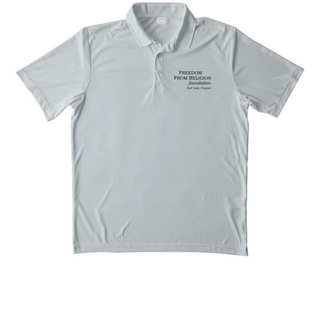 FFRF SLC Merch, a Silver Unisex Performance Polo