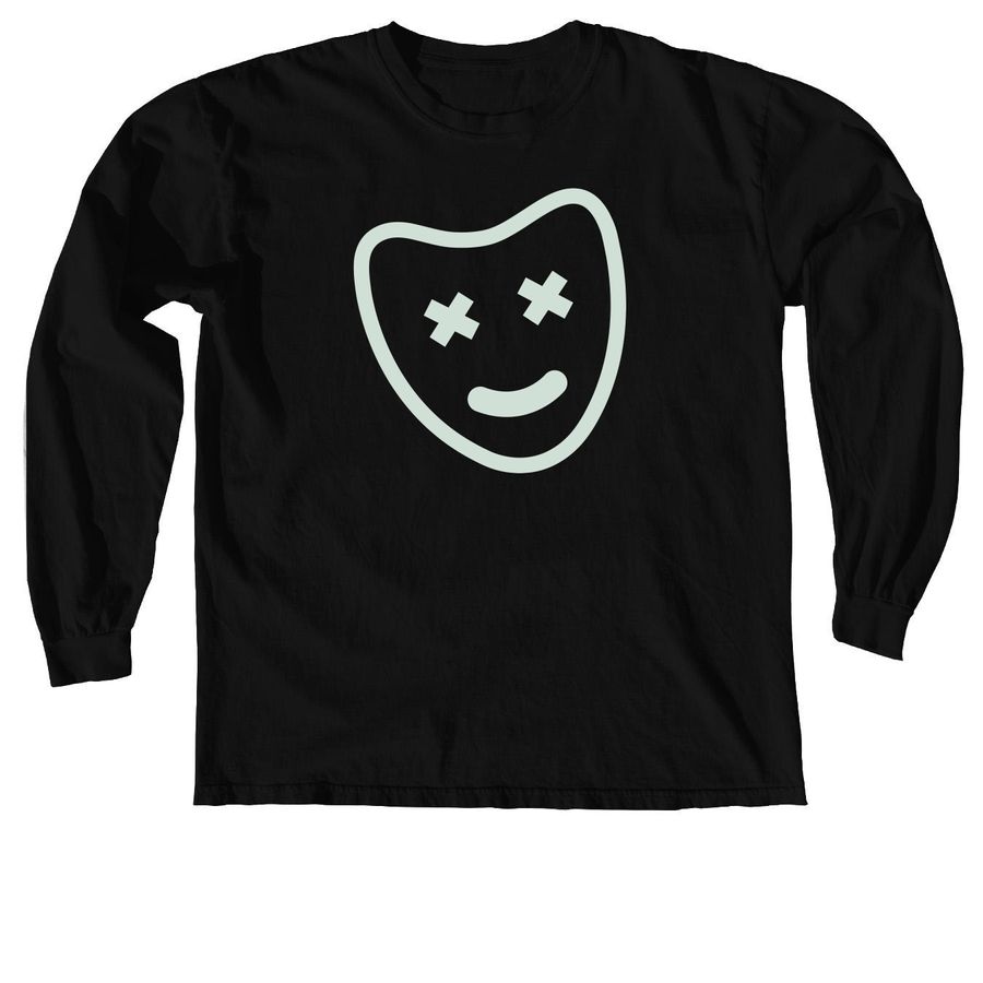 Big Grey Logo - Comfort Colors, a Black Comfort Colors Long Sleeve Tee